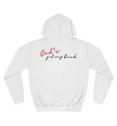 Faith - God's Got My Back Unisex College Hoodie