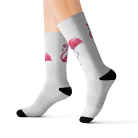 Pink Flamingo Socks