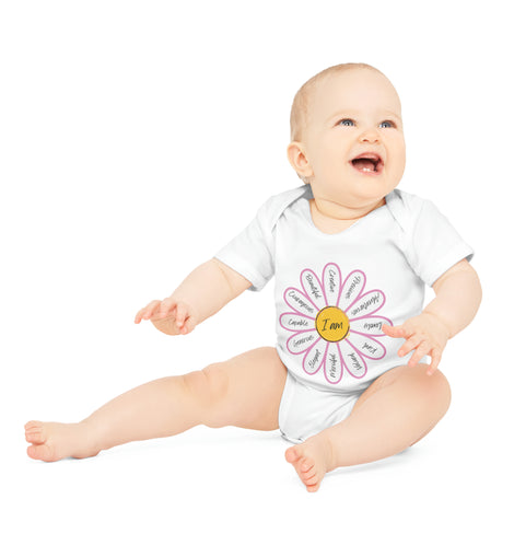 I Am Baby Organic Short Sleeve Bodysuit