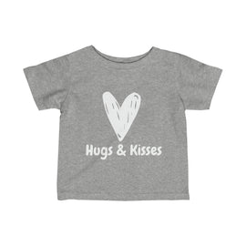 Hugs and Kisses Infant Fine Jersey Tee