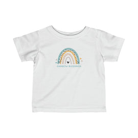 Rainbow Blessings Infant Tee - Pastel Green