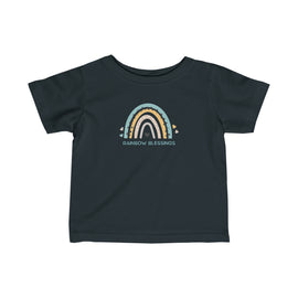 Rainbow Blessings Infant Tee - Pastel Green