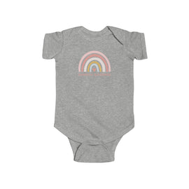 Rainbow Blessings Pastel Pink Infant Bodysuit